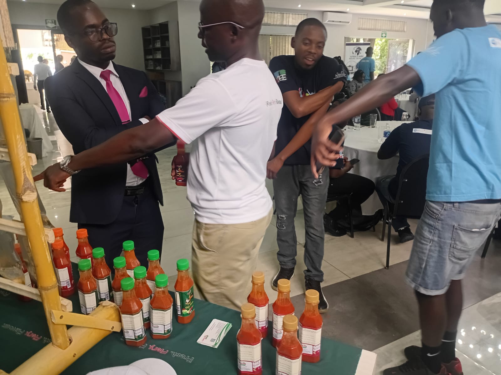 KaBlaze exhibition stand engagement with visitors